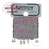 ФотоGlissen Gloss Rainbow Blending Thread Multi White RBT001