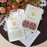 Фото Набір для вишивання хрестиком Сузір'я Єдинорога Обкладинка на паспорт 1026