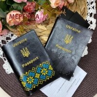 Фото Набір для вишивання хрестиком Сузір'я Єдинорога Обкладинка на паспорт 1025