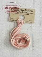 Фото Муліне ручного фарбування Weeks Dye Works Meredith's Pink 1135