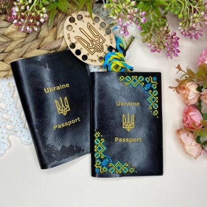 Фото Набір для вишивання хрестиком Сузір'я Єдинорога Обкладинка на паспорт 1023