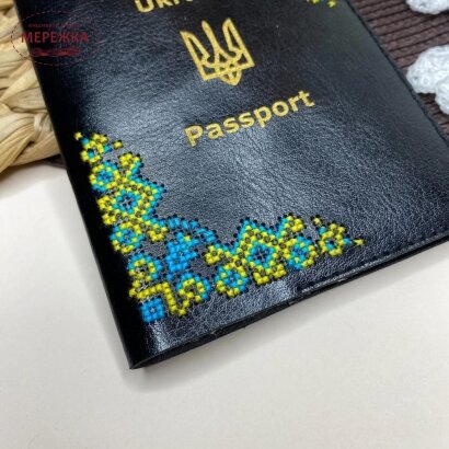 Фото Набір для вишивання хрестиком Сузір'я Єдинорога Обкладинка на паспорт 1023