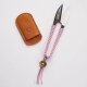 Ножиці-кусачки Cohana для ниток Shozaburo з шовковою тасьмою Iga Pink зображення