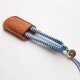 Фото Ножиці-кусачки Cohana для ниток Shozaburo з шовковою тасьмою Iga Blue