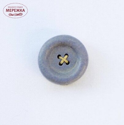 Cohana Магніт-ґудзик, кераміка 2.5 см. Shigaraki Ware Blue фото