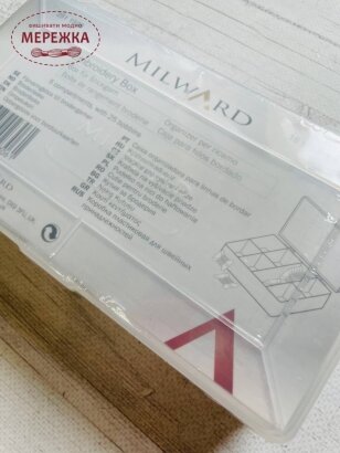 Органайзер для муліне Milward, пластиковий, 18*9,5*3,8 см. 2511508 фотографія