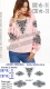 Фото блуза жіноча Модна вишивка БЖ ВК-31