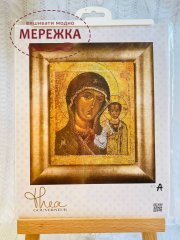 Фото набір для вишивання Ікони Казанської Богородиці 