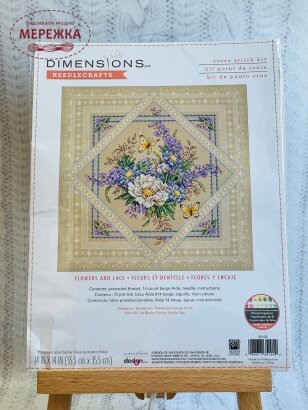 Фото Dimensions Flowers and Lace 35105