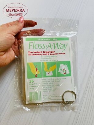 Пакети для зберігання муліне + кільце Floss-A-Way FL-36 фото