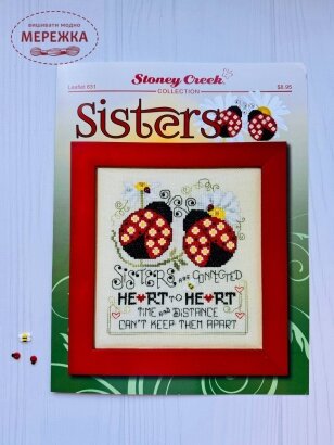Фото Stoney Creek Схема Sisters+декоративні гудзики LFT631