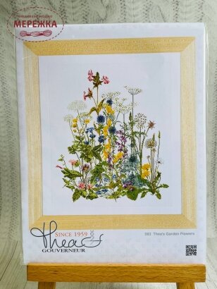 Набір для вишивання хрестиком Thea Gouverneur Квіти з саду Теї фото