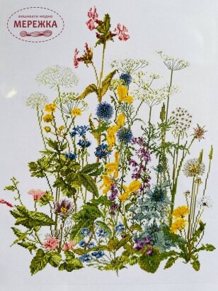 Фотографія Набір для вишивання хрестиком Thea Gouverneur Квіти з саду Теї